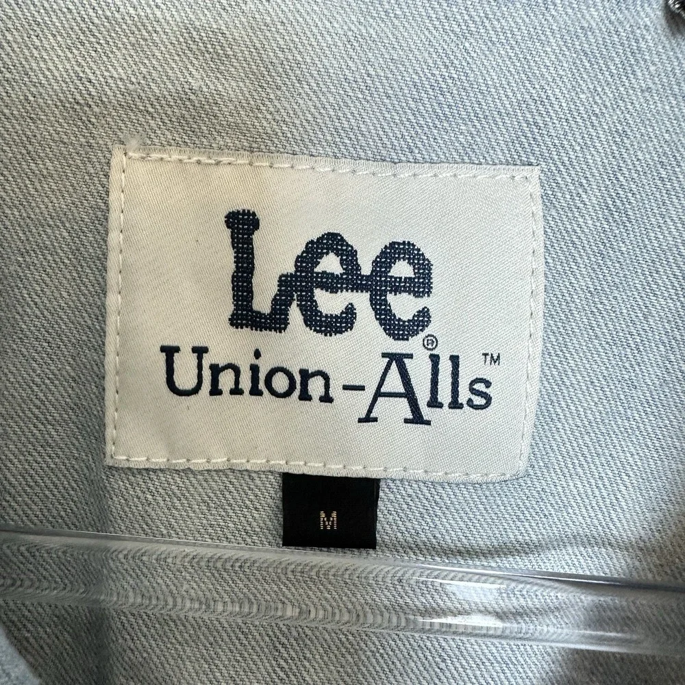 Free People x Lee JeansVintage Modern Union-Alls NWT Sz M $158 Denim Barely Blue